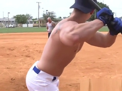 Muscled jock assfucked in lockerroom