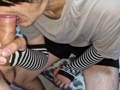 French sissy twink enjoys a big cock compilation