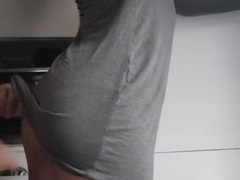 Internal Cumshot then Fucktoy in kitchen