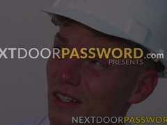 Bearded Alpha Wolfe takes the long dick of Kyle Brant deep into his throat