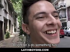 Straight Big Dick Latin Boy Fucked For Money POV