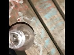 Drinking a Bottle of my Piss Outdoor. Looking for a Top!