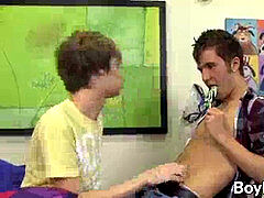 anal invasion intercourse and trouser snake sucking after lollipop arouses two twinks