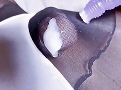 pantyhose cum 3