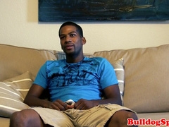 Dark-Hued goth unclothes down and drains