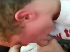 Backseat Deep throat and Jizz Gulp