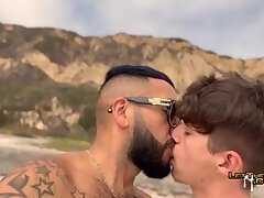 Twink Fucked On The Beach