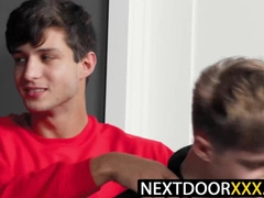NextDoorXXX.com - Elliot Finn surprises Dakota Payne with a 3some