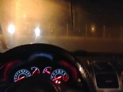 Wank in the car
