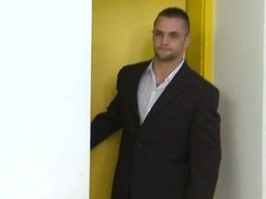 Hot stud fucks his hot ass with Hump for scorching babe