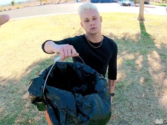 Andrew Connor Gasps Down Man Sausage To Get Out Of Garbage Duty
