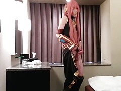 Amateur Asian CD cosplay jo