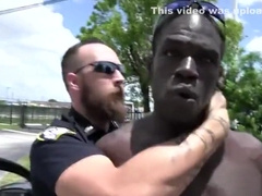 Tattoo gay threesome with facial cum