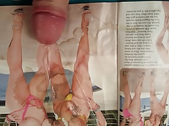 More cum on a shared porn mag