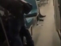 Asian twink get's BJ from older man in a subway 7