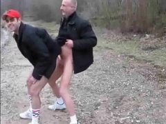 Daddy and Younger Dude fucking Outdoors 3