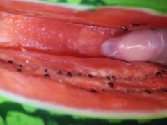 fruit fuck and self swallow - the best comes after cumming 4