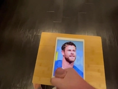 Chris Hemsworth Jizz Tribute