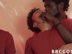 Ebony jock is raw fucking barely legal guys in threesome