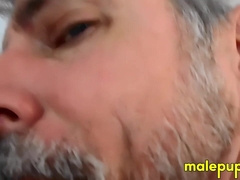 Stepdad Richard Lennox teases his stepson with his jockstrap