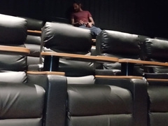 Fapping off at the theater