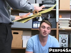 Perps4Sale.com - Hairy shoplifter mouthfucked and banged by hard fucker cop