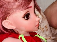 Chubby small penis blowjob, small dick, chubby silicone doll