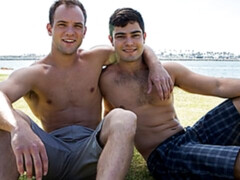Gay barebacking session with Gary & Tanner
