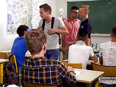 Teacher Doryann Marguet fuck student Paul Delay