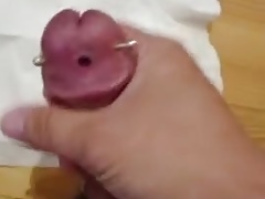 pierced cock
