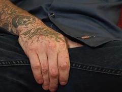 Danny and Michael put a show and bang with Dane for a room