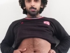 Sensational handjob under the moonlight with a hung ebony stud