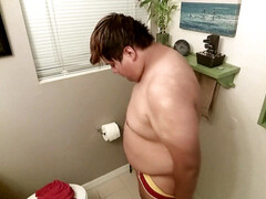 Chubby teen, gay teen, pee