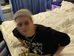 Russian bitch pickup at a soiree, porked a twunk in a motel  -93