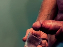 Precum from a enormous beefstick