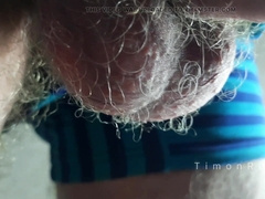 Domineering dude orders imaginary acquaintance to deepthroat beefstick