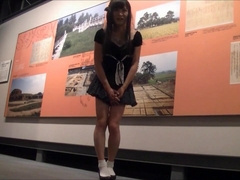 Asian Crossdresser Ayako Masturbates