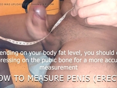 HOW TO MEASURE YOUR FUCK-STICK