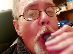 Deep throating dildo