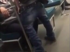 Asian twink get's BJ from older man in a subway 6