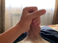 Dude Faps on the Couch and Plays with Nuts