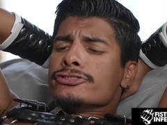 Executive gives a serious fisting to Apollo Fates' gaping hole