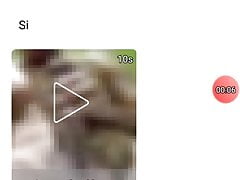 Man tounch the penis web cam