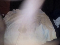 training my tiny sissy ass with my huge dildo 6