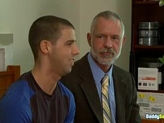 Tommy DeLucas Ginormous Rigid Prick Was Stroked By 2 Spectacular Daddies