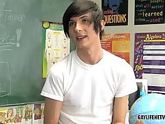 Tattooed Twinks Safe Banging In A Classroom