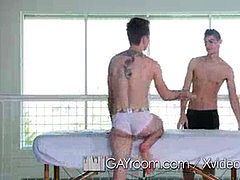 GayRoom flawless massage knead