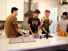 NastyTwinks - Grounded - Part 1 - Super-fucking-hot lads have fun truth or dare, step bros kiss