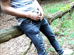 Getting off, gay outdoor, german