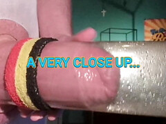 Pumping extreme a very close up